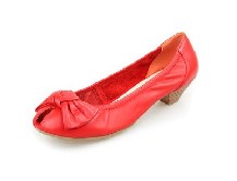 红蜻蜓皮鞋