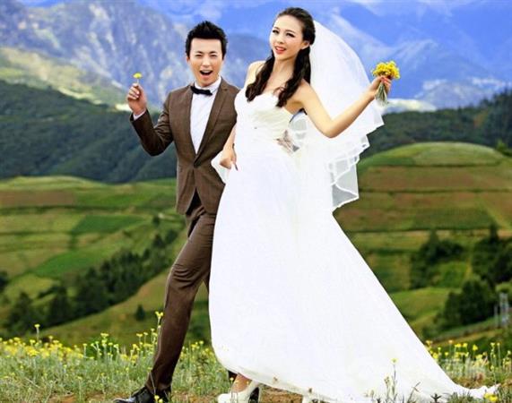 薇薇新娘丽江拍摄