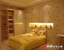 兒童房名柜布置