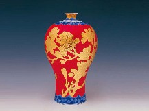红官窑花瓶瓷