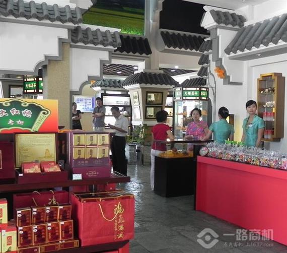 天福茗茶加盟店内景