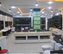 惠達衛浴加盟店內景