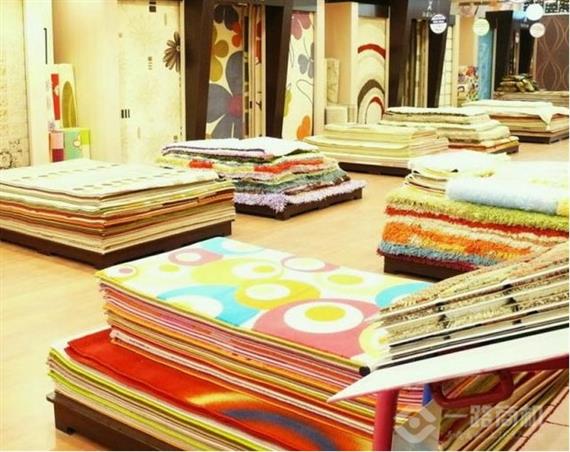 东方地毯加盟店内内景