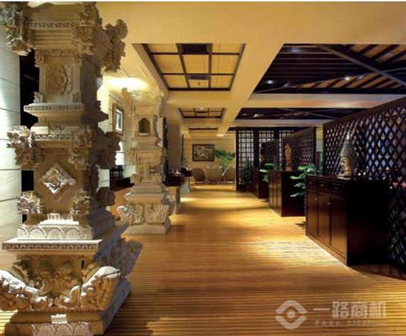 千领国际男士养生馆加盟店内景