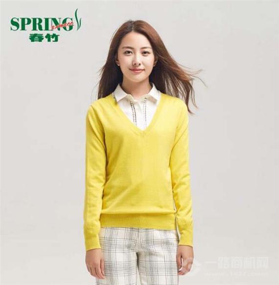春竹针织衫