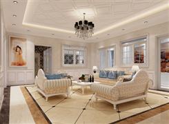 方寸間門窗_展廳客廳效果圖