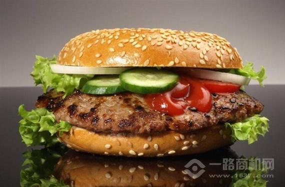 巨咖炸鸡汉堡