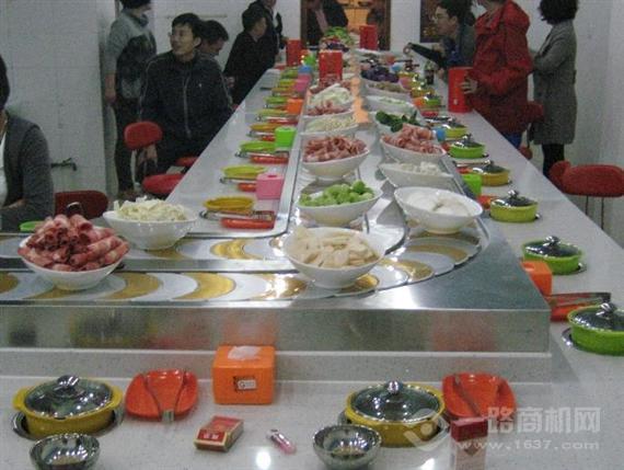 宫煮捞旋转小火锅