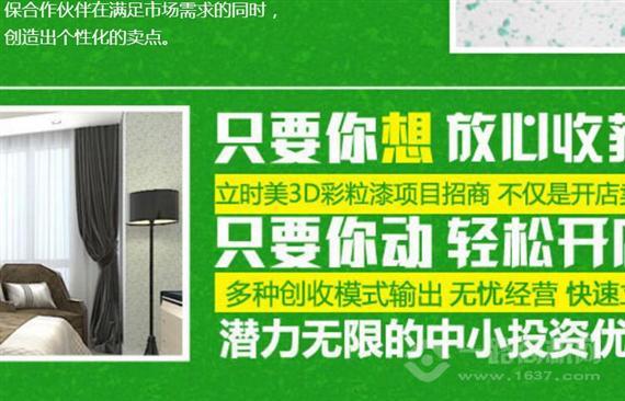 立时美3D彩粒漆