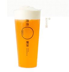 泡泡撞茶