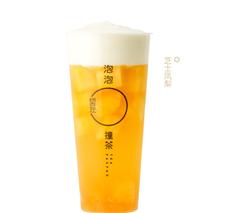 泡泡撞茶