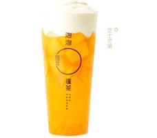 泡泡撞茶