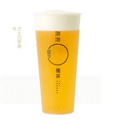 泡泡撞茶