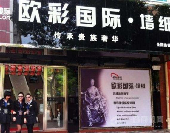 欧彩墙纸