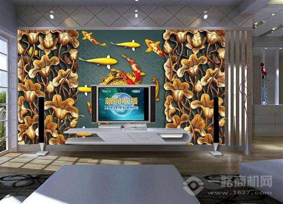 欧莱艺3D背景墙