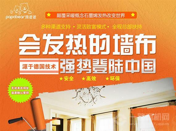 熊爸爸发热墙布