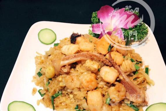 龙门铁板海鲜炒饭