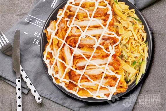 炊事班脆皮鸡烤肉饭