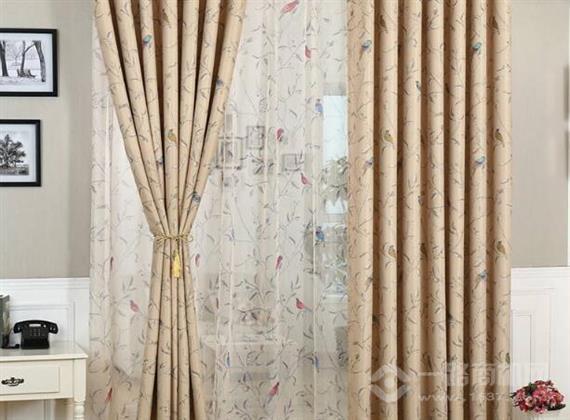 鸟语花香窗帘
