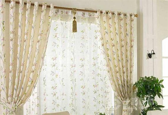 鸟语花香窗帘
