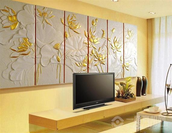 绰成魔块背景墙