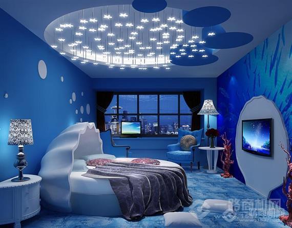 双蝶恋情侣主题酒店