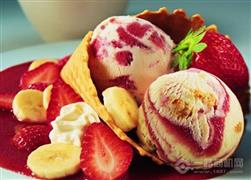 甜园风情酸奶冰淇淋