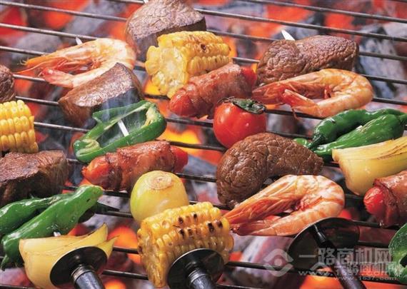 牛仔男孩巴西烧烤