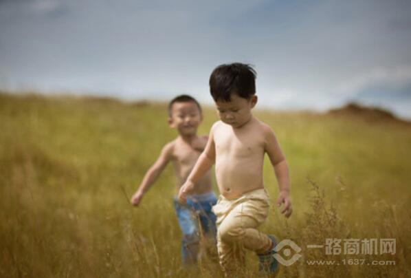 方格子儿童摄影