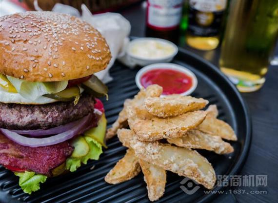 嘻哈鸡车烤鸡汉堡