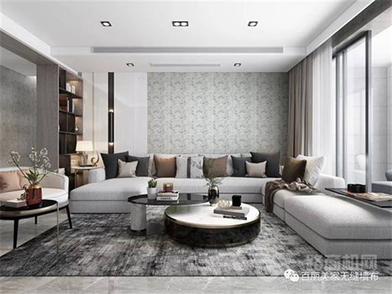 百丽美家无缝墙布