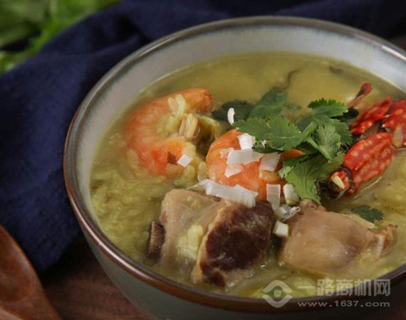 满窝海鲜砂锅粥