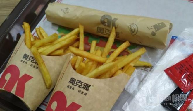 奥克派炸鸡汉堡