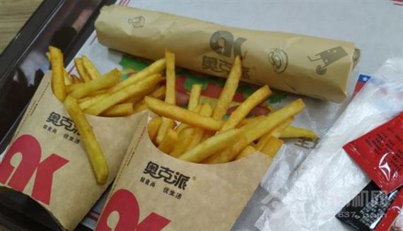 奥克派炸鸡汉堡