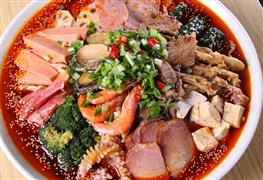 辣壹桶干拌冒菜