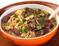 悠然自得老鴨粉絲湯