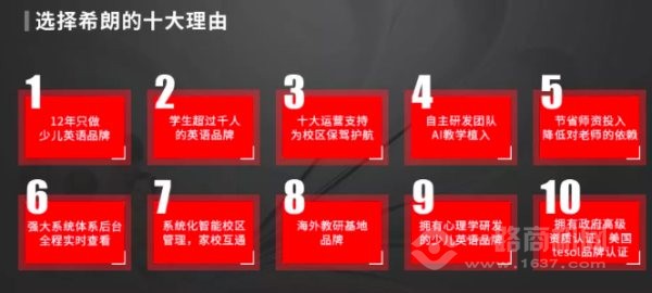 希朗少兒英語加盟