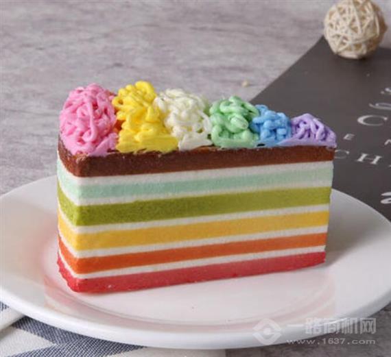 彩虹甜品