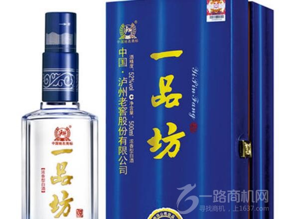 泸州老窖一品坊我国四大老牌白酒之一