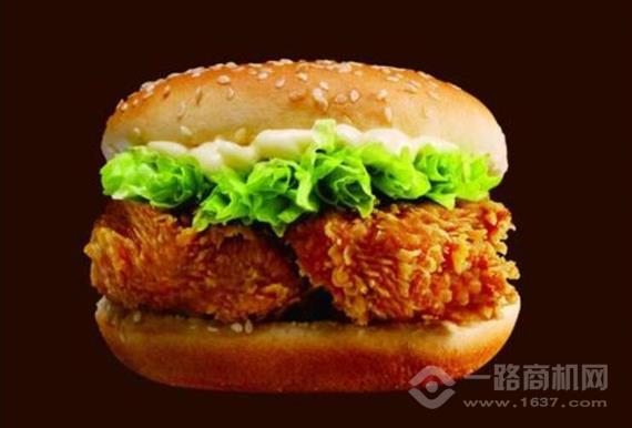 美吉特炸鸡汉堡