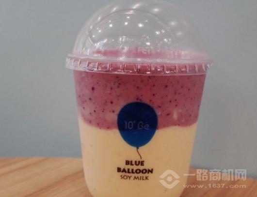 蓝气球豆乳