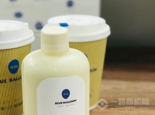 蓝气球豆乳 蓝气球豆乳