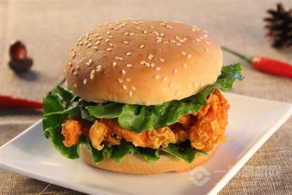 大又脆炸鸡汉堡