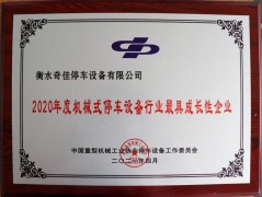 衡水奇佳垂直升降類立體停車設備