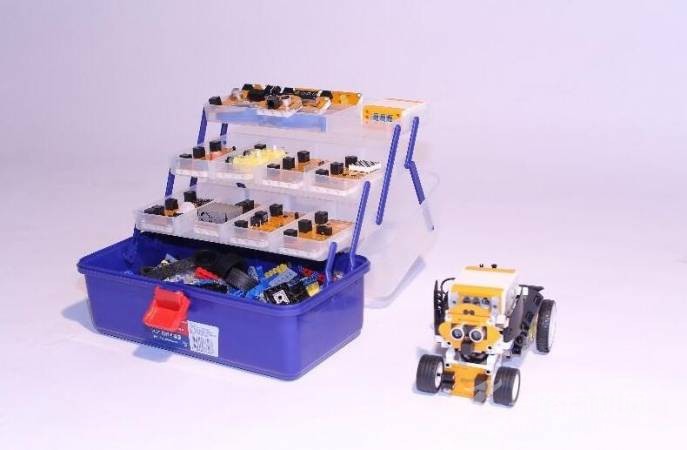 七个小蓝猴编程机器人