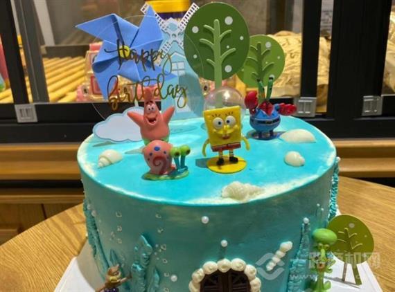 绿贝烘焙生日蛋糕