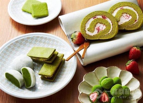 御菓子日式抹茶