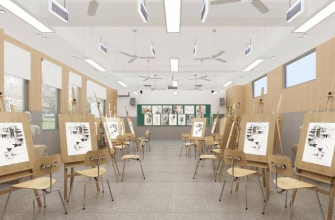 彩色斑马儿童美术