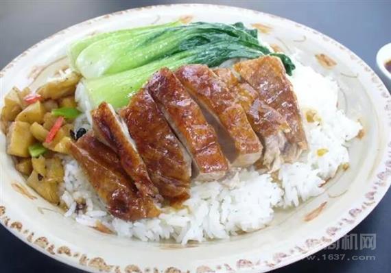 隆红秘制烧鸭饭