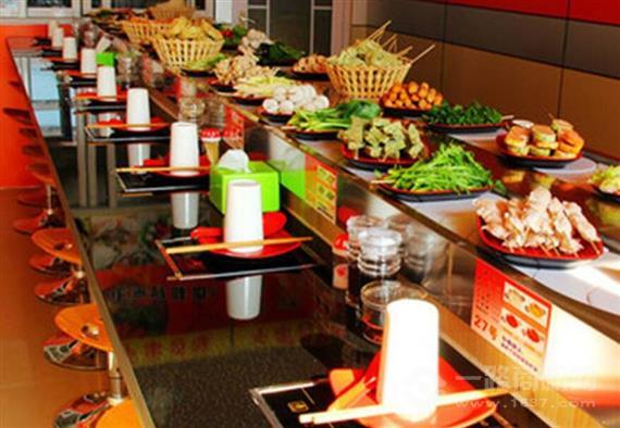 百味湘锅旋转小火锅